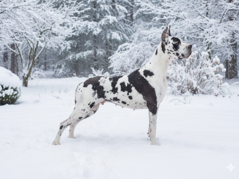 Dog niemiecki szczenięta czarne merle